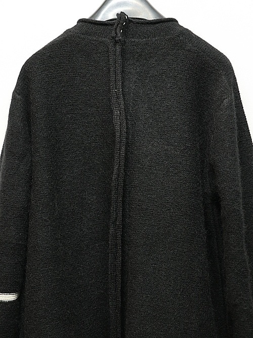 �㴰���nude:masahiko maruyama ���̡���:�ޥ��ҥ��ޥ���/5GG Cotton/Mohair Jersey Knit 5GG KNIT ZIP UP CARDIGAN/Black
