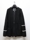 �㴰���nude:masahiko maruyama ���̡���:�ޥ��ҥ��ޥ���/5GG Cotton/Mohair Jersey Knit 5GG KNIT ZIP UP CARDIGAN/Black