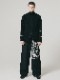 �㴰���nude:masahiko maruyama ���̡���:�ޥ��ҥ��ޥ���/5GG Cotton/Mohair Jersey Knit 5GG KNIT ZIP UP CARDIGAN/Black