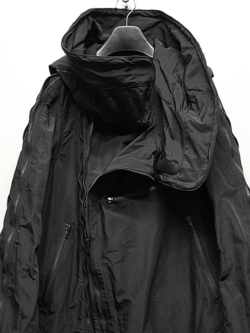 nude:masahiko maruyama ̡:ޥҥޥ/Movekeeoer Fabric MULTIZIP MILITARY PARKA COAT/Black