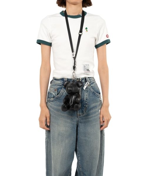 Maison MIHARA YASUHIRO��SHEEP SKIN��DOLLS CAT MINIMINI BAG/BLK