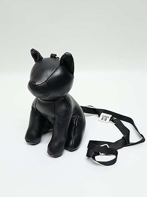 Maison MIHARA YASUHIRO��SHEEP SKIN��DOLLS CAT MINIMINI BAG/BLK