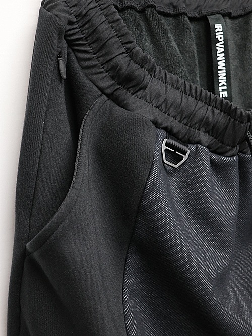 RIPVANWINKLEåץ󥦥󥯥/ܥСҡ LIGHT SARROUEL JERSEY PANTS/C.BLACK  BLACK