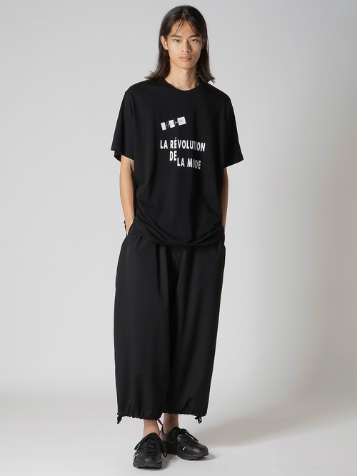 Yohji Yamamoto���襦����ޥ��/30/������ŷ����Ⱦµ�ץ���T�����G/BLACK