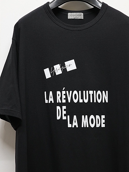 Yohji Yamamoto���襦����ޥ��/30/������ŷ����Ⱦµ�ץ���T�����G/BLACK