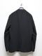 ATTACHMENT�������å�����/PE STRETCH DOUBLE CLOTH COLLARLESS JACKET/BLACK
