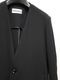 ATTACHMENT�������å�����/PE STRETCH DOUBLE CLOTH COLLARLESS JACKET/BLACK
