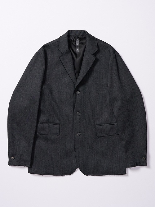 (ͽ���ʡ�9��10������ͽ��/wjk�����֥른��������/venetian stripe single jacket/charcoal