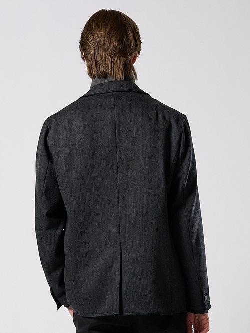 (ͽ���ʡ�9��10������ͽ��/wjk�����֥른��������/venetian stripe single jacket/charcoal