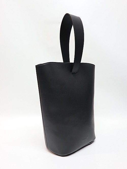 SALE30%OFF/Ground Y饦ɥ磻/ARTIFICIAL LEATHER BUCKET TOTE/BLK.