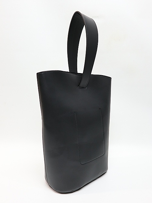 SALE30%OFF/Ground Y饦ɥ磻/ARTIFICIAL LEATHER BUCKET TOTE/BLK.