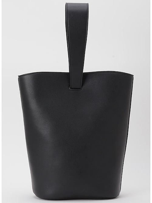 SALE30%OFF/Ground Y饦ɥ磻/ARTIFICIAL LEATHER BUCKET TOTE/BLK.