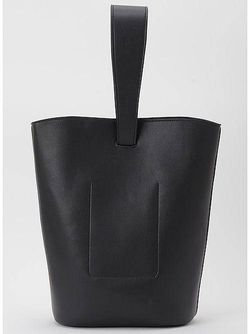 SALE30%OFF/Ground Y饦ɥ磻/ARTIFICIAL LEATHER BUCKET TOTE/BLK.