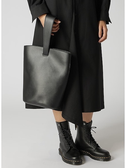 Ground Y饦ɥ磻/ARTIFICIAL LEATHER BUCKET TOTE/BLK