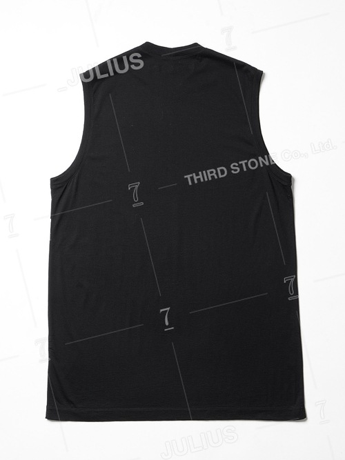 SALE40%OFF/JULIUSꥦ/COTTON/MODAL JERSEY CUT & SEWN3/BLACK.
