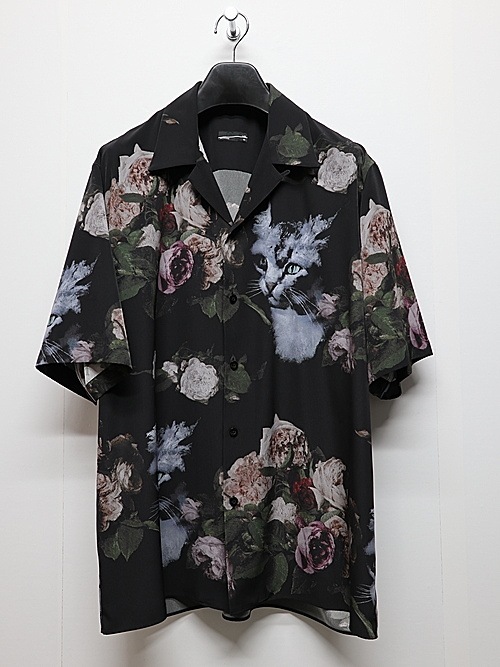SALE40%OFF/LAD MUSICIAN����å� �ߥ塼�������/DECHINE ROSE+CAT O/C SS SHIRT/BASIC
