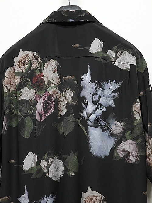 SALE40%OFF/LAD MUSICIAN����å� �ߥ塼�������/DECHINE ROSE+CAT O/C SS SHIRT/BASIC