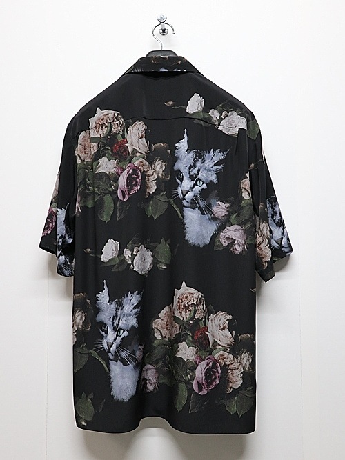 SALE40%OFF/LAD MUSICIAN����å� �ߥ塼�������/DECHINE ROSE+CAT O/C SS SHIRT/BASIC