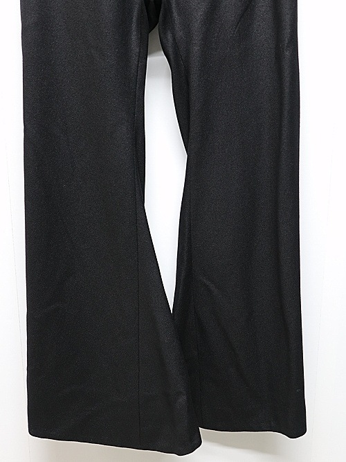 JULIUSꥦ/WOOL/RAYON RING KERSEY TROUSERS9/BLACK