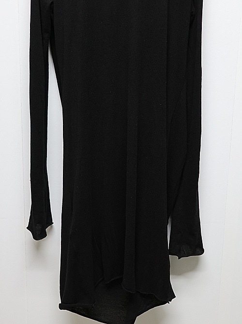 JULIUSꥦ/TEXTURE JERSEY CUT & SEWN4/BLACK