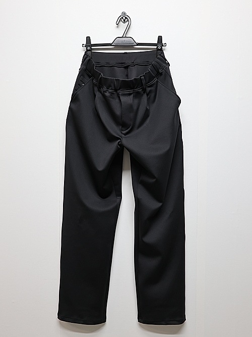 RESOUND CLOTHINGꥵɥ/SEMIWAIDE CHRIS EASY WIDE TUCK PANTS/BLACK