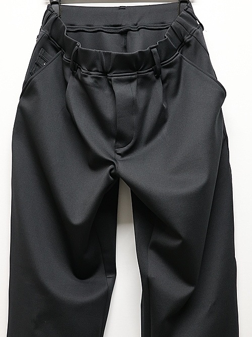 RESOUND CLOTHINGꥵɥ/SEMIWAIDE CHRIS EASY WIDE TUCK PANTS/BLACK