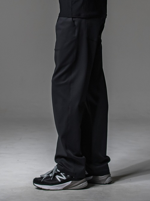 RESOUND CLOTHINGꥵɥ/SEMIWAIDE CHRIS EASY WIDE TUCK PANTS/BLACK