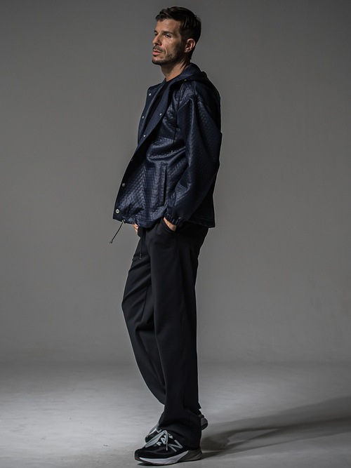 RESOUND CLOTHINGꥵɥ/SEMIWAIDE CHRIS EASY WIDE TUCK PANTS/BLACK