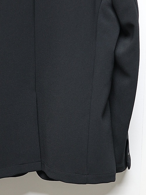 ATTACHMENT�������å�����/PE STRETCH DOUBLE CLOTH COLLARLESS JKT/BLACK