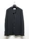 ATTACHMENT�������å�����/PE STRETCH DOUBLE CLOTH COLLARLESS JKT/BLACK