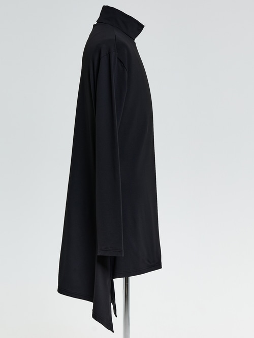 �㴰���THE ONENESS�������ͥ�/ECO BEATENJIKU High Neck Flare PullOver/Black