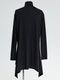 �㴰���THE ONENESS�������ͥ�/ECO BEATENJIKU High Neck Flare PullOver/Black