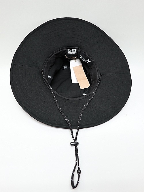 Ground Y�����饦��ɥ磻/NEWERA ADV LIGHT GY SIDE LOGO BLK WHT/BLACK
