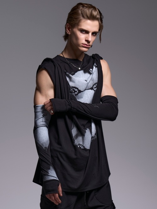 (ͽ���ʡ�4��5������ͽ��/kiryuyrik������奦����奦/BEATENJIKU Armband/Black