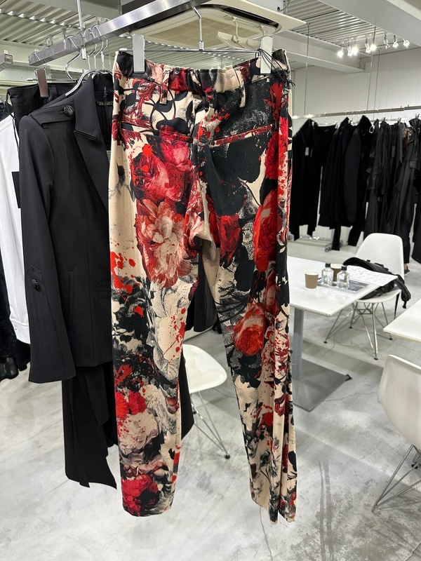 (ͽ���ʡ�9������10������ͽ��/kiryuyrik������奦����奦/Beige Flora Wide Slacks/Beige
