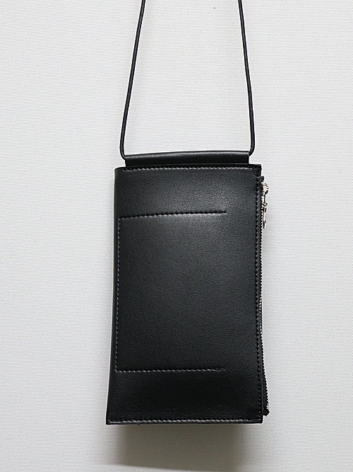 Ground Y饦ɥ磻/ARTIFICIAL LEATHER PHONE SHOULDER CASE/BLK