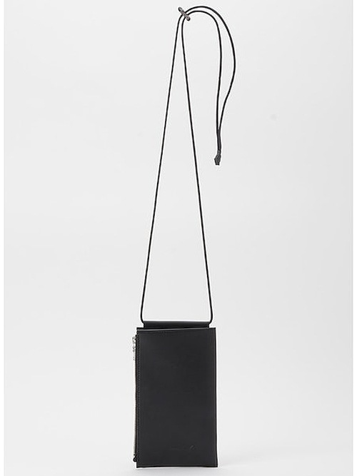 Ground Y饦ɥ磻/ARTIFICIAL LEATHER PHONE SHOULDER CASE/BLK