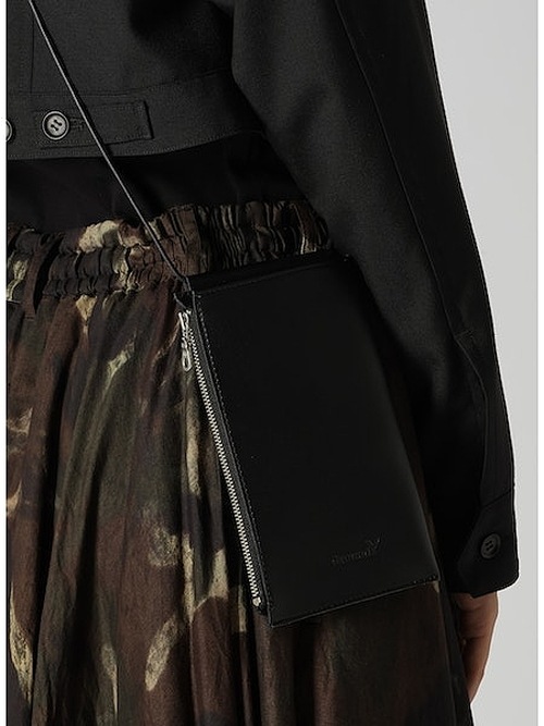 SALE30%OFF/Ground Y饦ɥ磻/ARTIFICIAL LEATHER PHONE SHOULDER CASE/BLK.