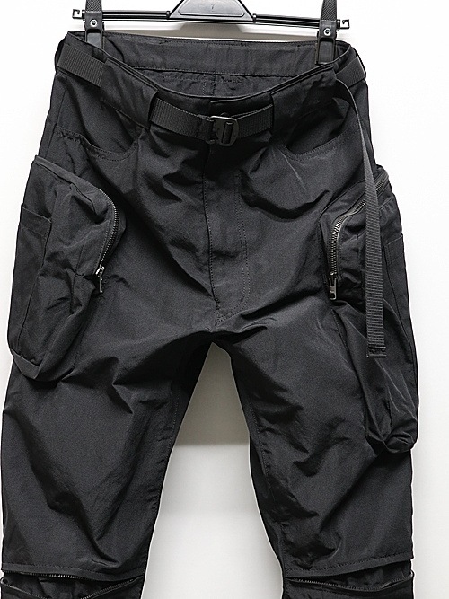 nude:masahiko maruyama ̡:ޥҥޥ/Movekeeoer Fabric SLIM CARGO PANTS/Black