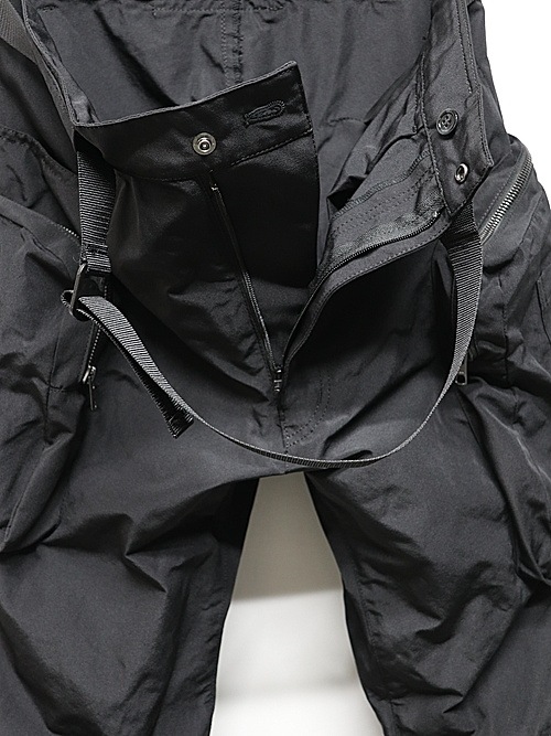 nude:masahiko maruyama ̡:ޥҥޥ/Movekeeoer Fabric SLIM CARGO PANTS/Black