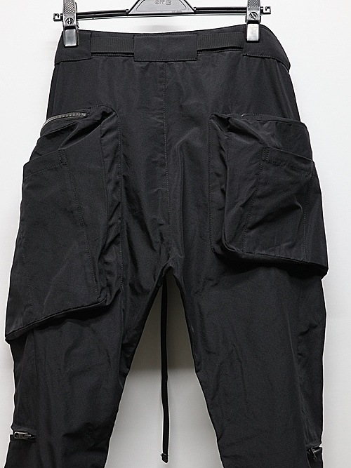 nude:masahiko maruyama ̡:ޥҥޥ/Movekeeoer Fabric SLIM CARGO PANTS/Black