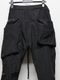 nude:masahiko maruyama ̡:ޥҥޥ/Movekeeoer Fabric SLIM CARGO PANTS/Black