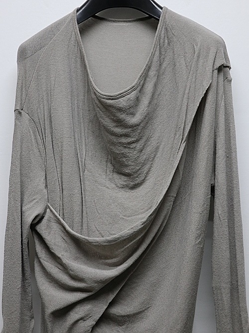 SALE40%OFF/JULIUS����ꥦ��/TEXTURE JERSEY CUT & SEWN4/CEMENT.