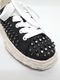 Maison MIHARA YASUHIROCHARLES original sole studded canvas Low-Top sneakers/BLK