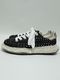 Maison MIHARA YASUHIROCHARLES original sole studded canvas Low-Top sneakers/BLK