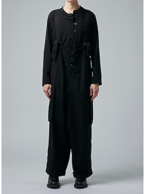 新品23SS Y's ヨウジヤマモト オーバーオール サロペット 808O▲ Yohji Yamamoto・ヨウジヤマモト 【正規取扱店】 オフサイド OFFSIDE