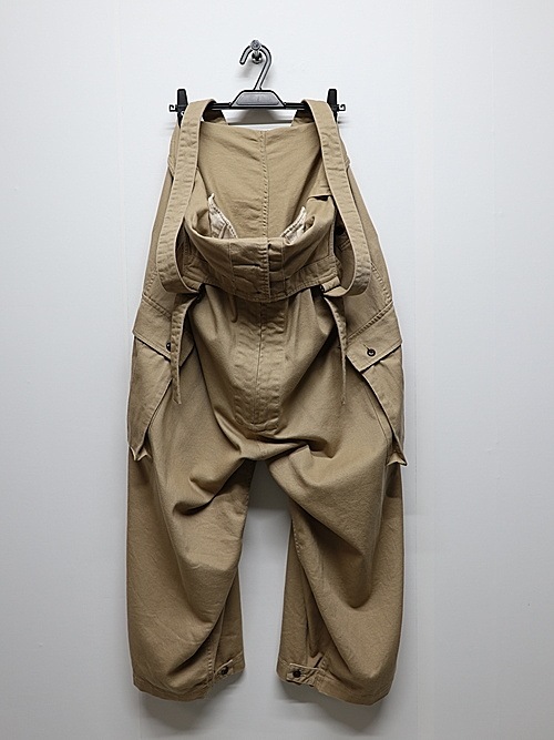 Yohji Yamamoto襦ޥ/B.S.C/DRILL M-WORK OVERALL/BEIGE