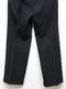 ATTACHMENT�������å�����/PE STRETCH DOUBLE CLOTH BELTED STRAIGHT TROUSERS/BLACK