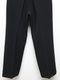 ATTACHMENT�������å�����/PE STRETCH DOUBLE CLOTH BELTED STRAIGHT TROUSERS/BLACK