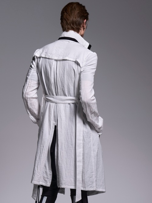 (ͽ���ʡ�5��6������ͽ��/kiryuyrik������奦����奦/W-Gaze Napoleon Coat/White